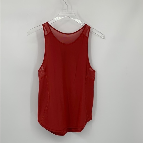 Lululemon Sculpt tank II berry mist red racerback mesh running X-Small XS 0 2 - Picture 1 of 5